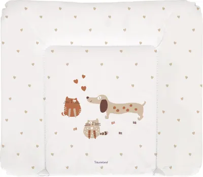 Produktbild von Träumeland Wickelauflage cats&dogs 75 x 85 cm