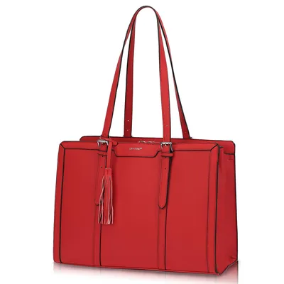 Produktbild von Aktentasche Damen Shopper Große Business Handtasche Gross Laptop Tasche, 15.6 Zoll Notebooktasche mit 3 Fächern für Büro Arbeit Schule