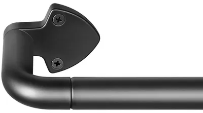 Teleskop-Gardinenstange 81-218 cm, Ø 25 mm, schwarz, Metall
