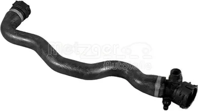 Productafbeelding van Koelslang linksboven, van motor naar motorradiateur METZGER, geschikt voor onder andere BMW 1-serie