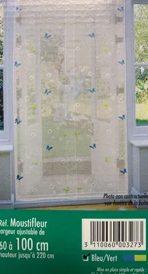 Produktbild von Türvorhang Kunststoff blau/grün 60-100 x 220cm