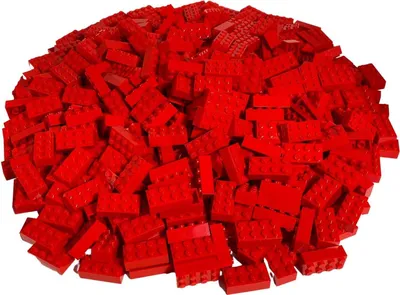 Produktbild von LEGO® 2x4 Steine Bausteine Rot - 3001 NEU! Menge 100x
