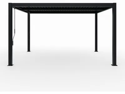 Obrázok produktu pre Sojag Milo 1012 Oceľová pergola s lamelovou strechou, čierna, 3 x 3,5 m