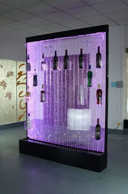 Produktbild von Led Wasser Wand Bar Regal Säule Wassersäulen Theke Regale Designer Beleuchtet