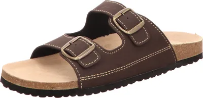 Produktbild von Paulo G. Herren-Bio-Pantolette mit Tieffußbett Braun, Farbe:braun, EU Größe:40