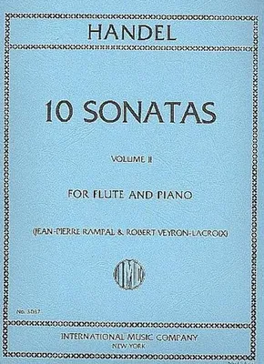 Produktbild von 10 Sonatas vol.2for flute and piano