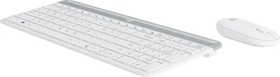 Produktbild von Logitech 920-009199, Volle Größe (100%), Kabellos, RF Wireless, Weiß, Maus enthalten