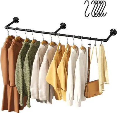 Produktbild von Vintager Kleiderständer Wandmontage 1er Pack