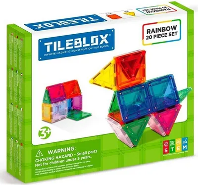 Image de Tileblox rainbow set 20el