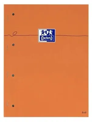 Image de Cahier Oxford A4+/80 pages, quadrillé (lot de 5)