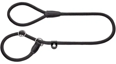 Produktbild von HUNTER Retriever-Hundeleine FREESTYLE, Farbe: schwarz, integrierte Halsung, stuf