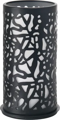 Produktbild von Duni Kerzenhalter Metall Twist Black im Metall Look 140 x 75 mm