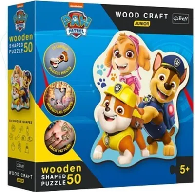 Immagine prodotto di TREFL Wood Craft Junior Puzzle Paw Patrol 50 pezzi