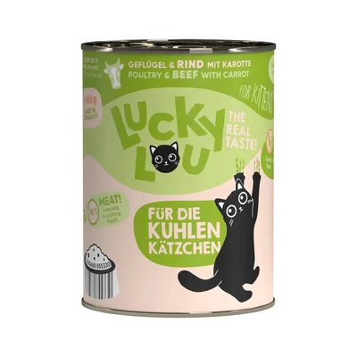 Produktbild von Lucky Lou Lifestage Kitten Geflügel & Rind