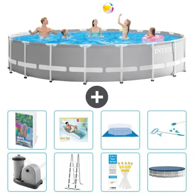 Immagine prodotto di Piscina Prism Frame rotonda - 610x132 cm - 9 pezzi  S618