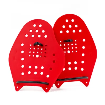Produktbild von Sport-Thieme Schwimmpaddles "Swim-Power", Größe L, 23x19 cm, Rot