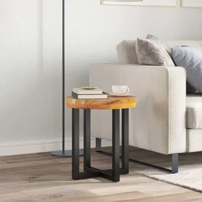 Obrázek produktu pro vidaXL Konferenční stolek 40 x 45 cm z teakového masivu a polyresinu