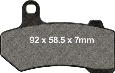 Imagen del producto de Pastillas de freno EBC, tipo FA409HH, de metal sinterizado