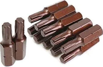 Image de Embouts Torx 1/4" x 25 mm T10 TX10 (30 pièces)