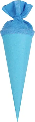 Produktbild von Goldbuch Schultüte zum Dekorieren Karton Hellblau Filz 35cm