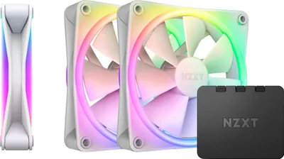 Obrázek produktu pro NZXT 120mm F-Series RGB DUO Fan Triple White RF-D12TF-W1 retail - Gehuse-Lfter