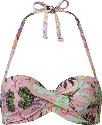 Produktbild von s.Oliver Bügel-Bandeau-Bikini-Top Azalea rose-bedruckt Größe 38 Cup B