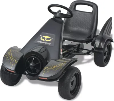 Immagine prodotto di vidaXL Go-kart a pedali con sedile regolabile nero
