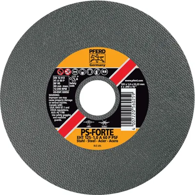 Produktbild von PFERD TOOLS Trennscheibe EHT 115x1,6x22,23 mm gerade Universallinie PSF STEEL für Stahl