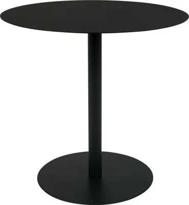 Produktbild von Zuiver Snow Beistelltisch Rund 35 cm Metall Schwarz