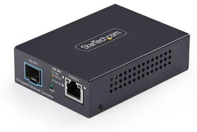 Obrázek produktu pro StarTech.com MCM10G6SSFP, 10000 Mbit/s, 10GBase-T, 10GBase-X, IEEE 802.3, 2.5 Gigabit Ethernet, 5 Gigabit Ethernet, 10 Gigabit Ethernet, Fast Ethernet, Gigabit Ethernet, 100,1000,2500,5000,10000 Mbit/s