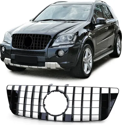Produktbild von Sport GT Kühlergrill Schwarz Glanz für Mercedes M Klasse W164 Mopf 08-11