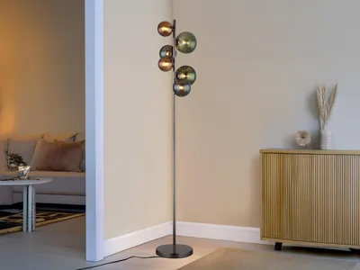 Produktbild von Globo Lighting Stehleuchte Metall grau matt, 6x G9 LED