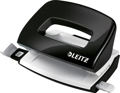 Produktbild von Mini Locher NeXXt Wow Kunststoff 10 Blatt schwarz Packung mit 30 Stück