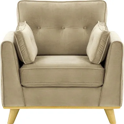 Produktbild von SLF24 - Sessel Farrow - beige - Velluto 3