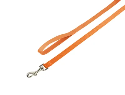 Image de Laisse Nobby "Classic" L : 120 cm, l : 20 mm orange