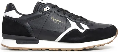 Produktbild von Pepe Jeans Brit Supra M - Schwarz Leder/Synthetik : Normal : 40 Größe: 40 Weite: Normal
