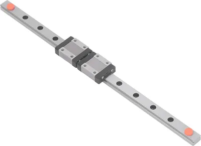 Image de Rail de guidage linéaire Miniature Linear Bearing Slider Kit MGN12C with 2pcs Slide Block for 3D Printers and CNC Parts 300mm / 11.81in