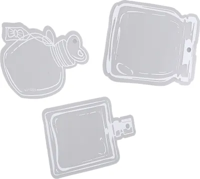Obrázok produktu pre 30 ks Transparentné sušené kvetinové záložky Domáce krásne kvetinové záložky DIY Sušené kvetinové záložky Sklenené nálepky