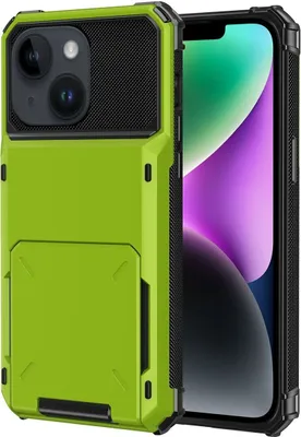 Produktbild von König Design Hülle kompatibel mit Apple iPhone 15 Kunststoff Soft Handyhülle - Handy Case Grün