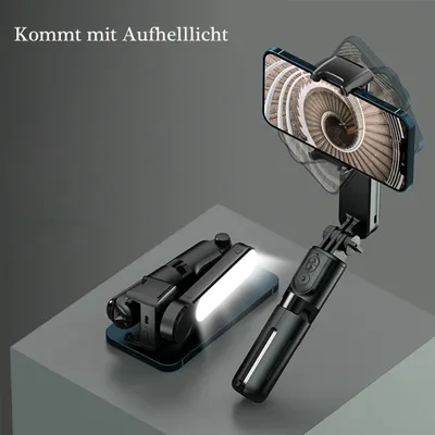 Produktbild von Selbstauslöser,Handy Stabilisator,Magnetischer Ausziehbarer Handy Stativständer,mit Fernbedienung,Tragbares für die iPhone Serie und alle Smartphones