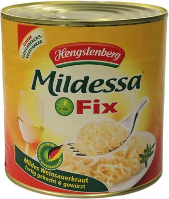 Obrázek produktu pro Mildessa FIX kysané zelí na víně připravené za 5 minut v plechovce 2650ml