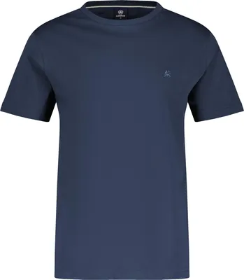Produktbild von LERROS Kurzarm T-Shirt mit O-Ausschnitt und Logostickerei, gerader Schnitt