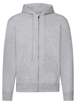 Produktbild von Fruit of the Loom - "Classic" Kapuzenjacke für Herren FK3054 (5XL) (Grau meliert)