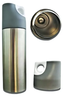 Isolierflasche 500 ml, doppelwandig, Edelstahl, für heiße & kalte Getränke