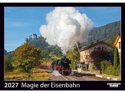 Immagine prodotto di Wandkalender 2027: Magie der Eisenbahn – 60 cm Breite, Hochglanzlackiert