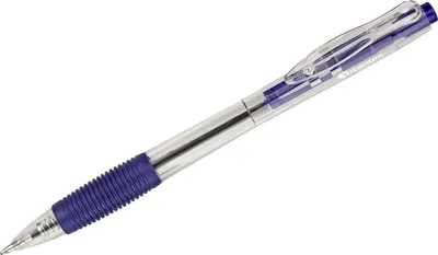 Image de Stylo à bille automatique Grip Economy bleu 0,7 mm Titane