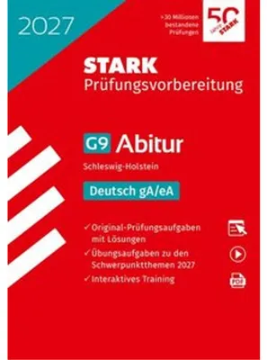 Produktbild von STARK Deutsch gA/eA - Abitur 2027 Schleswig-Holstein - Prüfungsvorbereitung