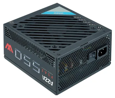 Obrázek produktu pro Azza PSAZ-550W, 550 W, 110 - 240 V, 20+4 pin ATX, Nemodulární, PC, ATX