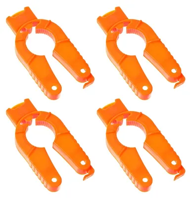 3-in-1 Flaschenöffner-Set, 4 Stück, aus Kunststoff, multifunktional