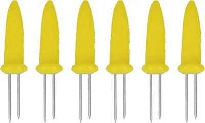 Immagine prodotto di METALTEX Porta pannocchie 6 pezzi / porta pannocchie / raccogli pannocchie / posate per barbecue